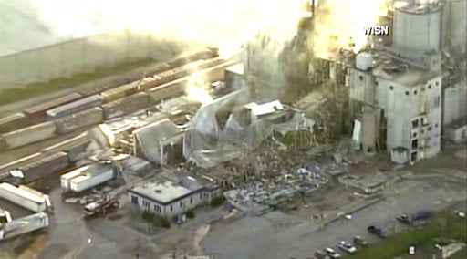 In this image taken from a video by WISN-TV