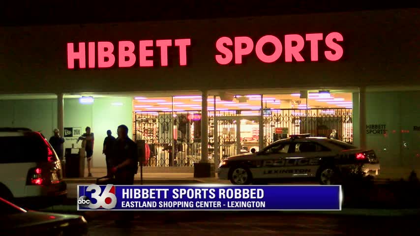 Hibbett Sports store in Eastland Shopping Center in Lexington armed robbery
