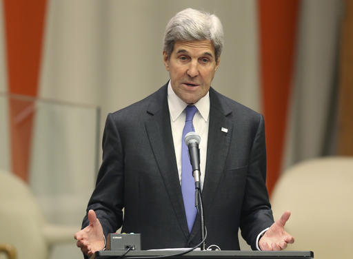 United States Secretary of State John Kerry speaks during the Summit for Refugees and Migrants at U.N. headquarters