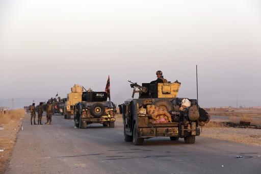 Iraq's elite counterterrorism forces advance near Mosul