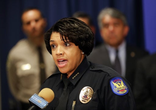 Phoenix Police Chief Jeri L. Williams announces