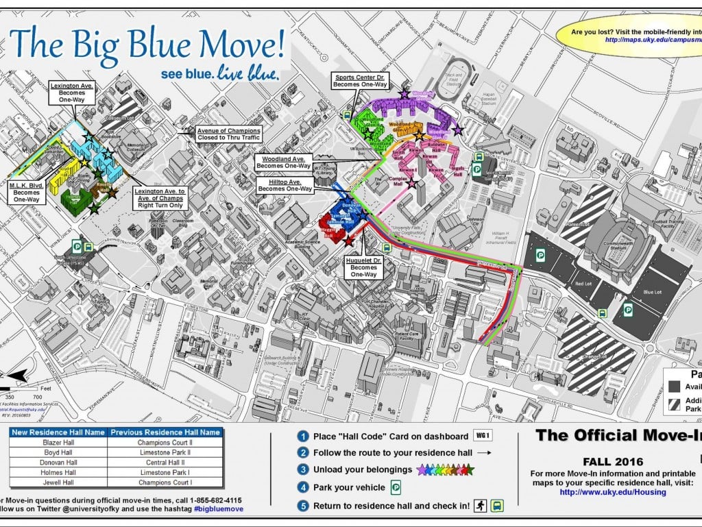 Big Blue Move-in Map
