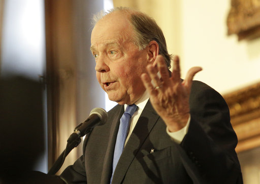 Thomas Demetrio an attorney for Dr. David Dao speaks at a news conference Thursday