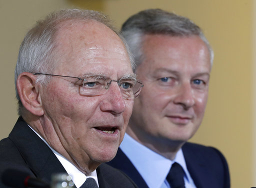 German Finance Minister Wolfgang Schaeuble