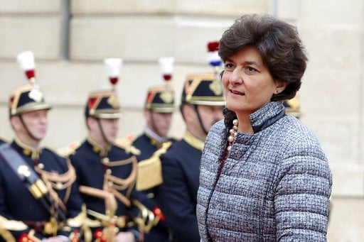 Sylvie Goulard arrives at the Elysee Palace Sunday