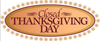 Closed Thanksgiving graphic