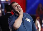 Scott Blumstein celebrates after winning the World Series of Poker main event