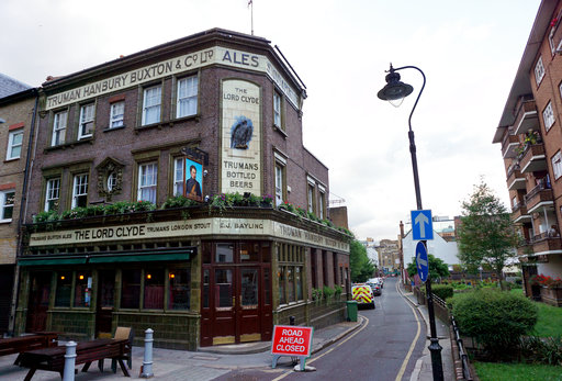 The Lord Clyde Pub in London is seen in this Sunday