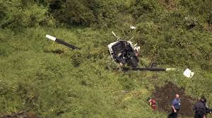 Troy Gentry helicopter crash scene in Medford