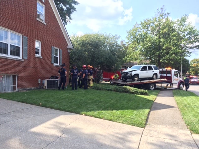 SUV crashed into home on Hunter Circle in Lexington after driver had seizure 9-22-17