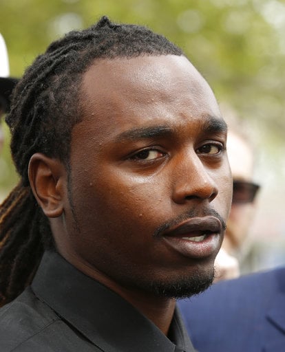 Nandi Cain discusses the beating he received from a Sacramento Police officer two weeks ago during a news conference Monday