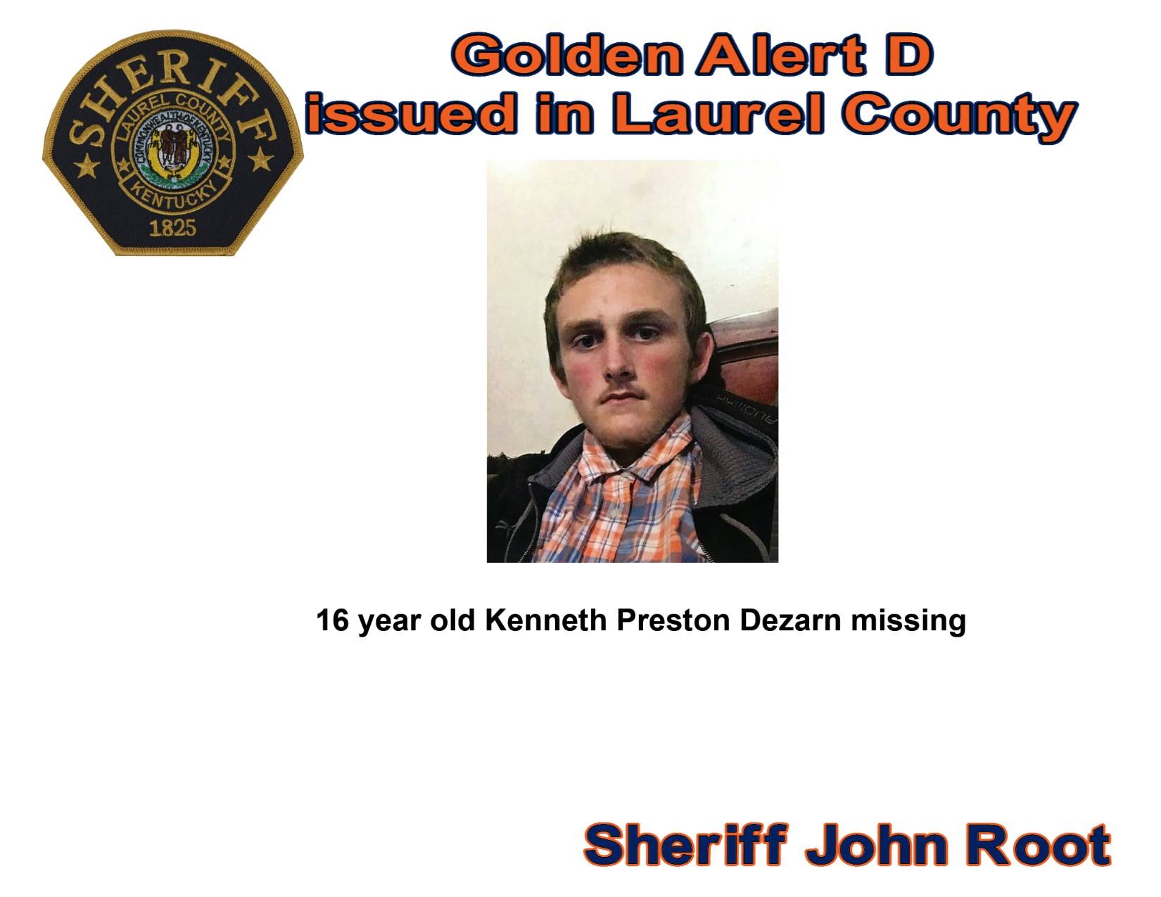 Update: Golden Alert Cancelled for Missing Laurel County Teenager - WTVQ