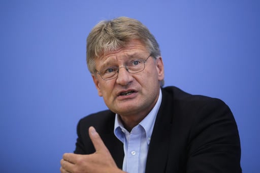 Joerg Meuthen chairman of the Alternative for Germany