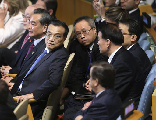 Chinese Premier Li Keqiang
