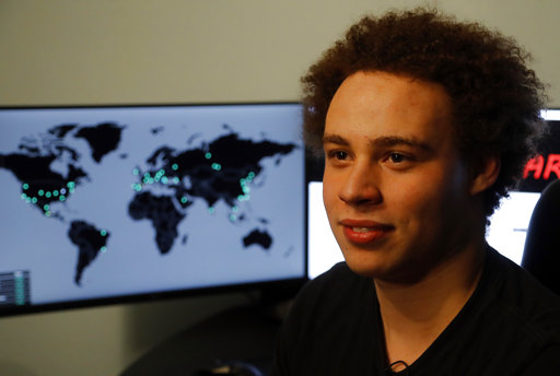 British IT expert Marcus Hutchis who has been branded a hero for slowing down the WannaCry global cyber attack