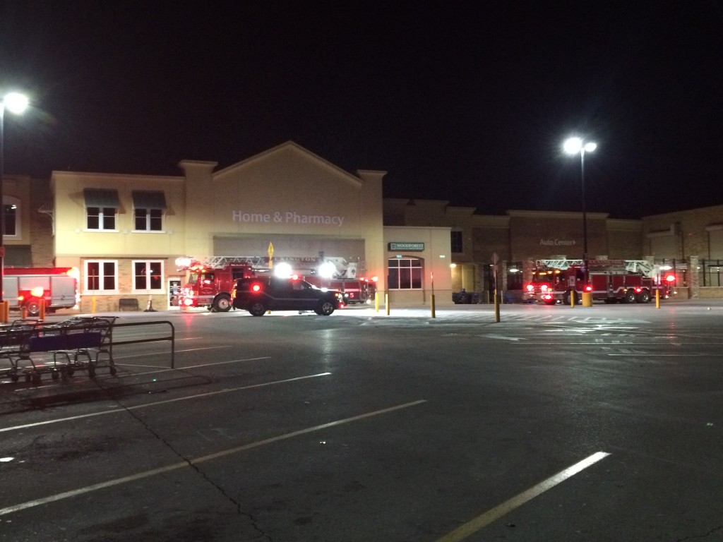 Walmart in Hamburg in Lexington arson 1-30-17 linens set on fire