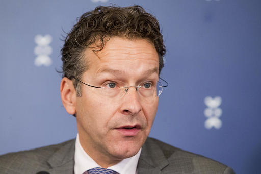 Netherland's Minister of Finance Jeroen Dijsselbloem during press conference after the Eurogroup's deliberations at the Informal Meeting of Ministers for economic and financial affairs in Bratislava
