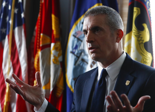 In this photo taken April 19