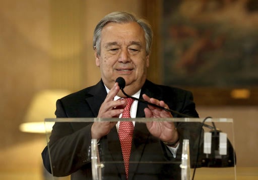 The newly appointed Secretary General of the United Nations