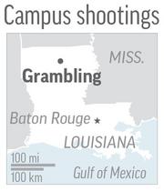 GRAMBLING SHOOTINGS: Map locates Grambling