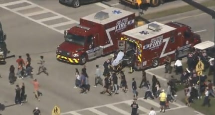 Authorities are responding to a school shooting in Parkland