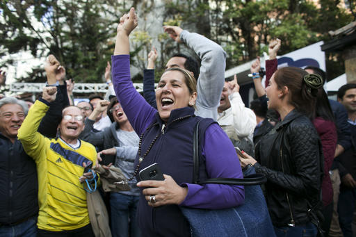 Opponents to the peace deal signed between the Colombian government and rebels of the Revolutionary Armed Forces of Colombia