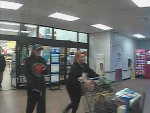Security camera images of 2 women accused of using stolen credit card in Walmart in Richmond