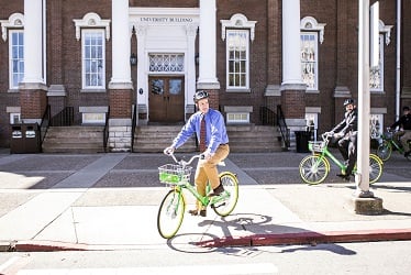 EKU launches its new dock-free bike-share program in partnership with LimeBike