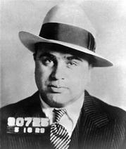 FILE - Chicago gangster Al Capone has his photo taken while in custody in Philadelphia
