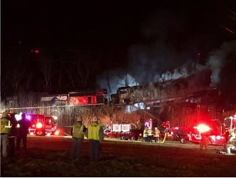 Trains collide in Georgetown