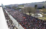 Protesters fill Pennsylvania Avenue