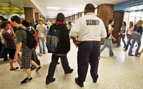 School security guard during class change - generic - not in Kentucky