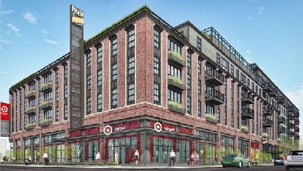 Artist rendering of Target's small-store planned near the UK campus