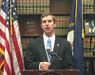 Attorney General Andy Beshear talking about 5th lawsuit filed against pharmaceutical company.