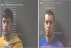 Brian Olson (left) and Jeremy Boggs (right) both of Sandy Hook in Elliott County
