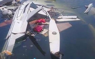 Boat explosion at Green Turtle Bay Marina in Grand Rivers