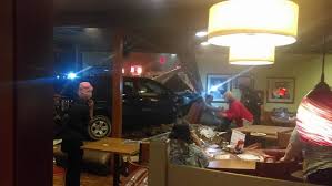 Car crashes into Denny's in Louisville