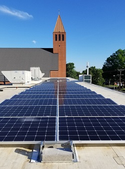 Archdiocese of Louisville unveils new solar array.
