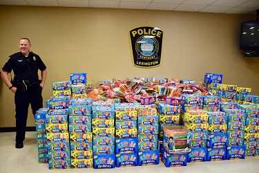 Lexington Police Department's Freeze Pops for Kids fundraiser.