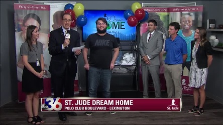 Winner of the 2018 St. Jude Dream Home is announced live on ABC 36 at 6.