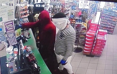 Attempted robbery at Triple R Mart BP in Frankfort.