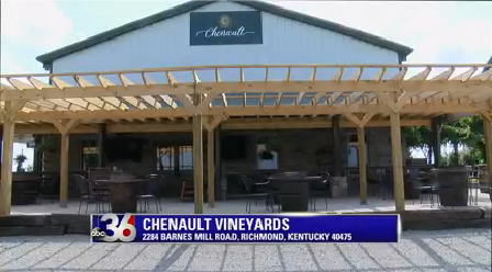 Chenault Vineyards Hometown Tours ABC 36 News