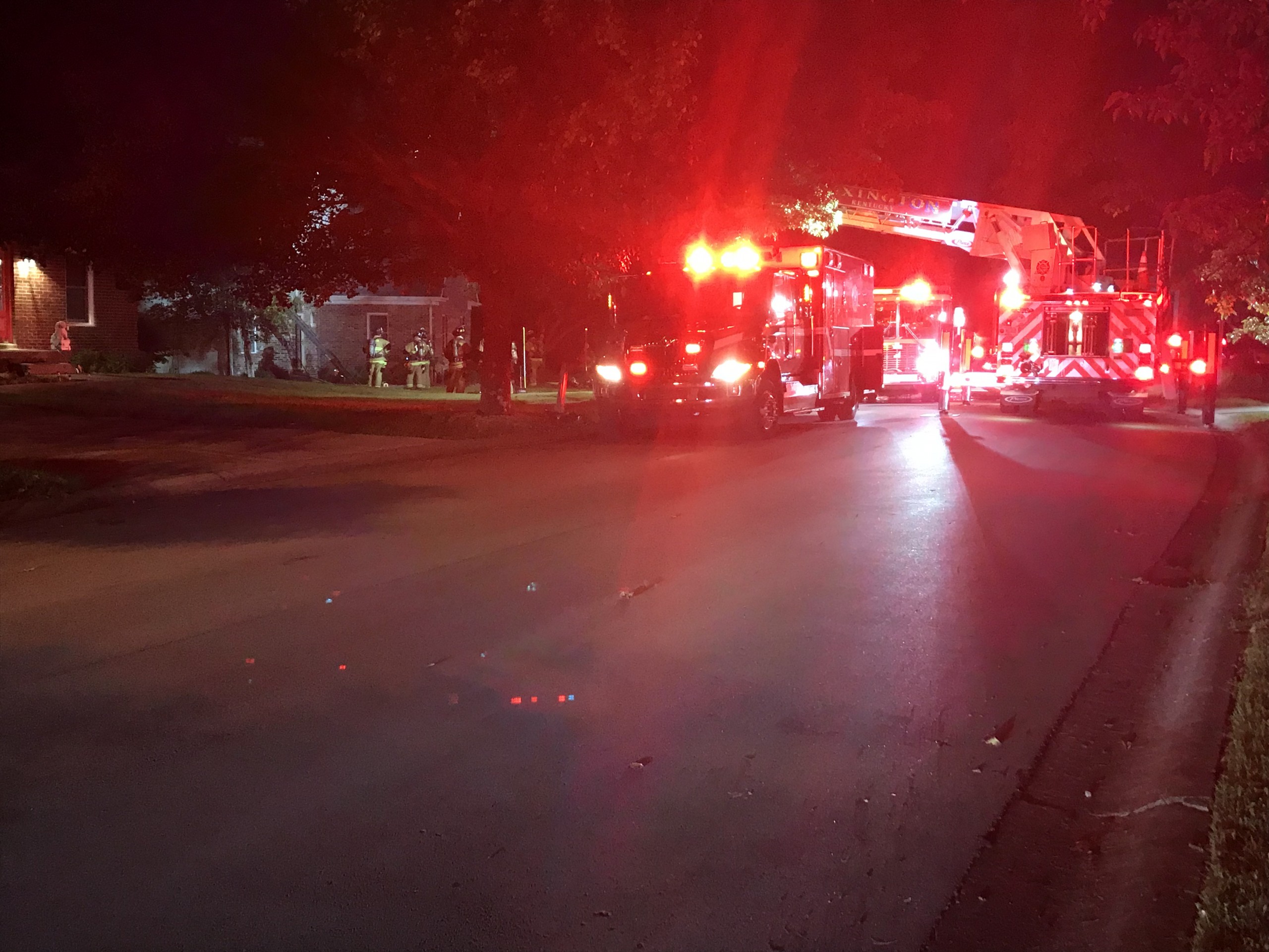 Firefighters battle Lexington house fire early Thursday morning - ABC ...