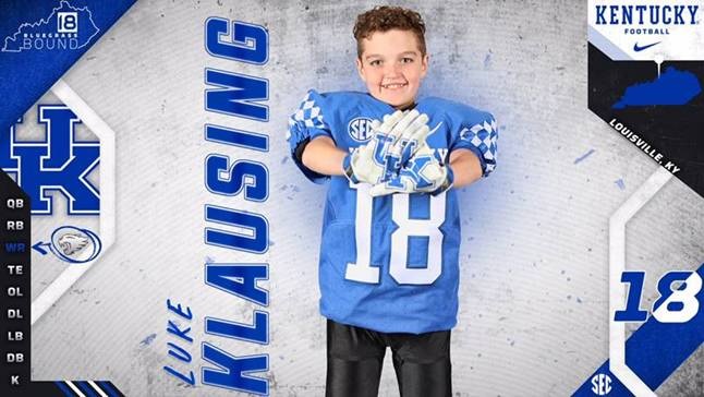 11-year-old from Louisville who signed with the Cats through TeamIMPACT.