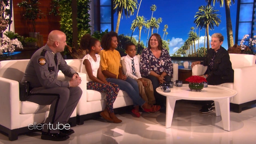 KSP trooper and NJ mom who stopped school attack appear on Ellen.