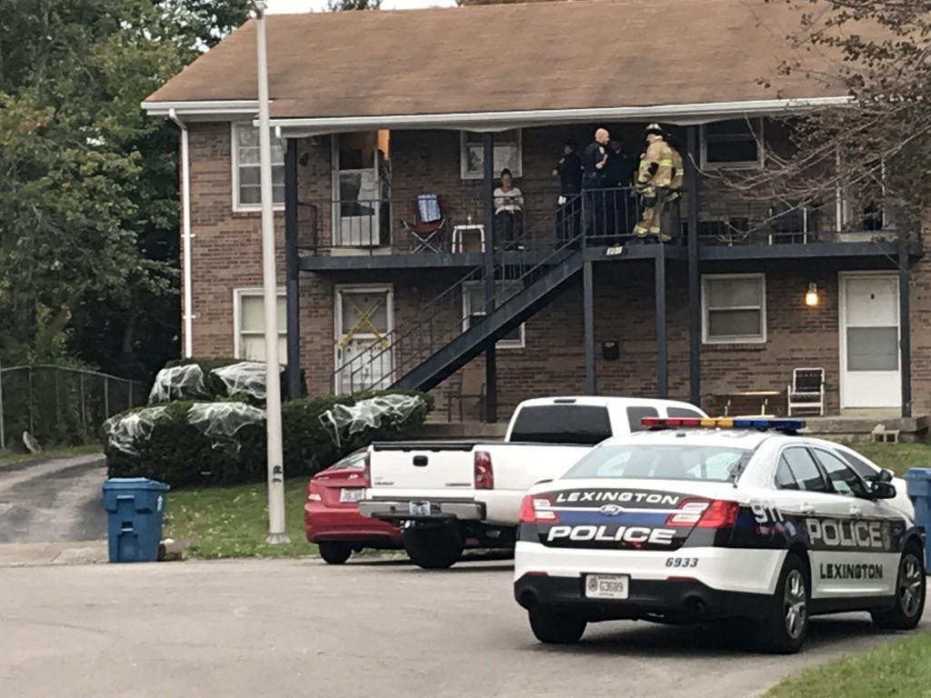 Police say someone intentionally set a fire in an apartment at 301 Poage Court.