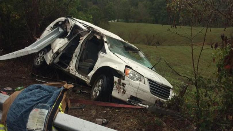 Wreck on KY 173 in Elliottville in Rowan County 10-15-18