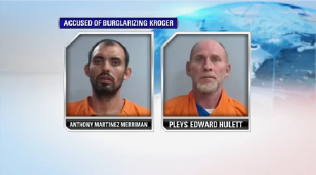 Accused of burglarizing Kroger