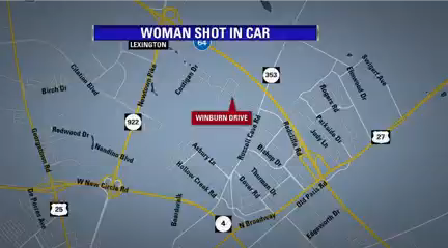 Woman Shot in Car