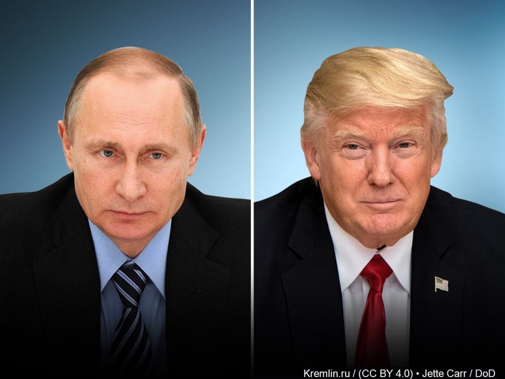 Russian President Vladimir Putin and US President Donald Trump